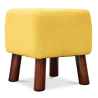 Buy Jonah scandinavian style Footstool - Fabric Yellow 55340 with a guarantee